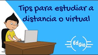 10 TIPS PARA ESTUDIAR A DISTANCIA O VIRTUAL [upl. by Glynas]