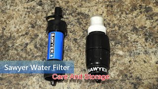 Sawyer Water Filter Cleaning and Storage [upl. by Luanne]