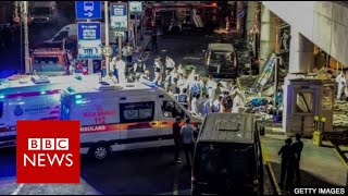 Istanbul Ataturk airport attack 36 dead amp over 140 hurt  BBC News [upl. by Htebazil]