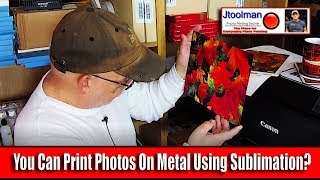 You Can Print Photos On Metal Using Sublimation [upl. by Enihpets]