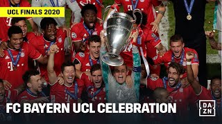 FC Bayern Celebrate Winning The UEFA Champions League [upl. by Lupee]