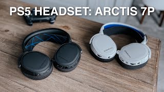 PS5 SteelSeries Arctis 7P Headset Full Review  Mic Test vs Astro A20 [upl. by Megen]