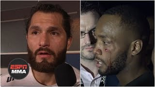 Jorge Masvidal Leon Edwards involved in backstage fight  ESPN MMA [upl. by Berke594]