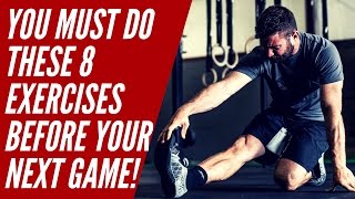 The 8 Baseball Warm Up Exercises That You MUST DO Before A Game [upl. by Nyleahcim]