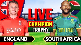 South Africa vs England Match 11  Live Cricket Match Today  SA vs ENG  Champions Trophy [upl. by Grenier]