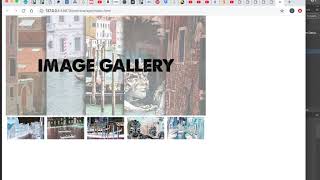 How to build a simple image gallery in Dreamweaver CC [upl. by Jac]