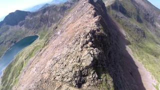 Crib Goch drone footage [upl. by Enidlarej]