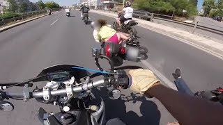 Shocking Motorbike Crash On Dual Carriageway [upl. by Haret]