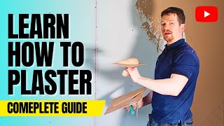 Plastering A Wall For Beginners  FULL PROCESS FROM START TO FINISH [upl. by Hallimaj]