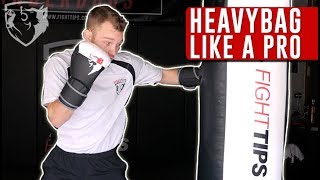 How To Hit the Heavybag Like a Pro [upl. by Einhpets]