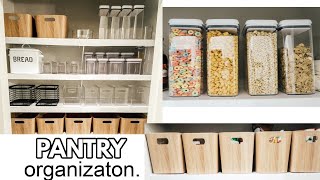 PANTRY ORGANIZATION  HOW TO ORGANIZE YOUR PANTRY [upl. by Arev]