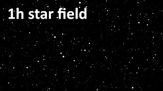 1 Hour Space Flight Star field [upl. by Hege]