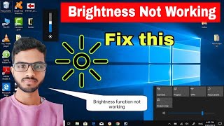 laptop brightness not working in Dell  Brightness 🔆 button Not Working in My Laptop  💯  Fixed [upl. by Hartnett]