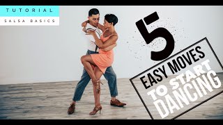 Dance Tutorial Basics to dance Salsa Smoothly [upl. by Ailimaj87]