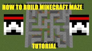 Minecraft Tutorial How to build a maze [upl. by Warwick705]