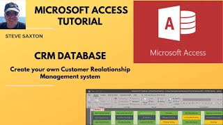 CRM Database Part1 Track sales Report on marketing Manage clients Microsoft Access CRM database [upl. by Hyman]