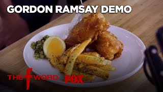 Gordon Ramsay Demonstrates How To Make Fish amp Chips Extended Version  Season 1 Ep 6  THE F WORD [upl. by Anay347]